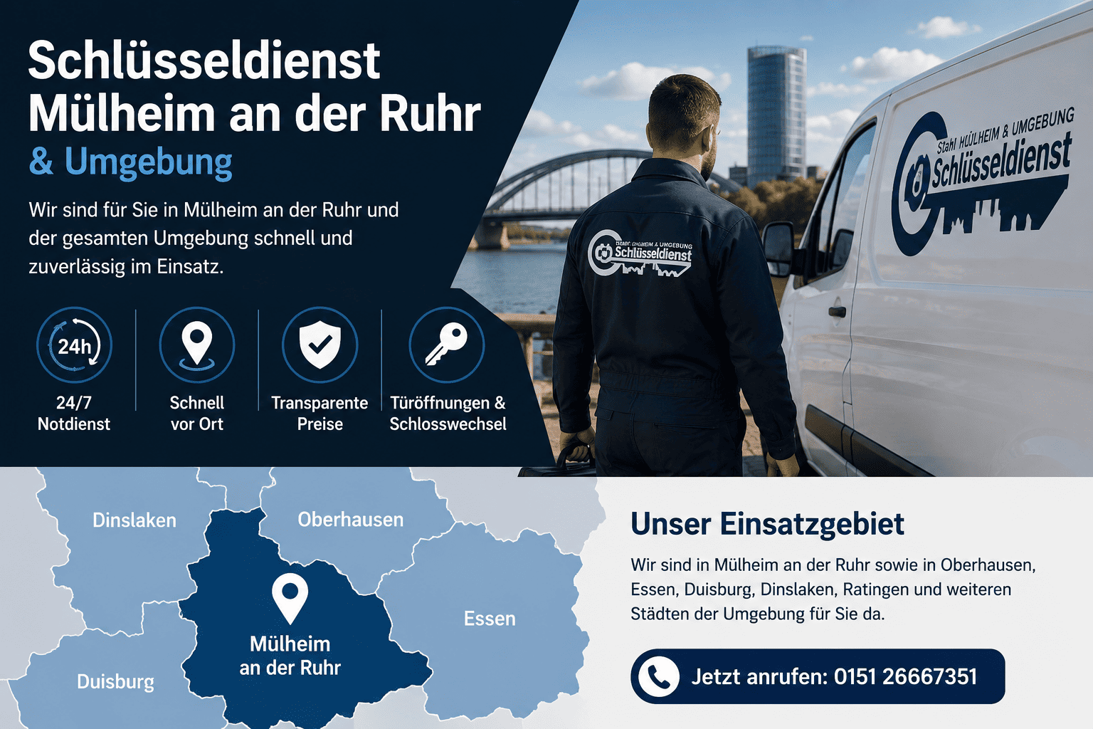 Schlüsseldienst Mülheim an der Ruhr